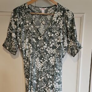 Joe Fresh V-neck Button Front Dress